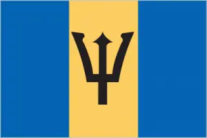 Barbados's flag