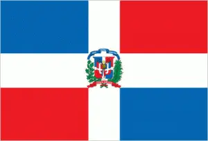 Dominican Republic's flag