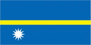 Nauru's flag