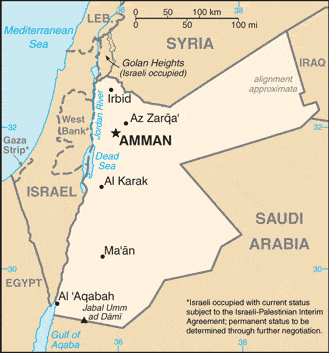 where jordan is located